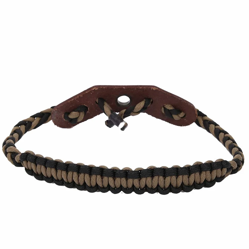 Sangle de Poignet pour Arc de Tir à l'Arc, Corde Tressée en Nylon Réglable, Dragonne de Survie pour Chasse et Tir