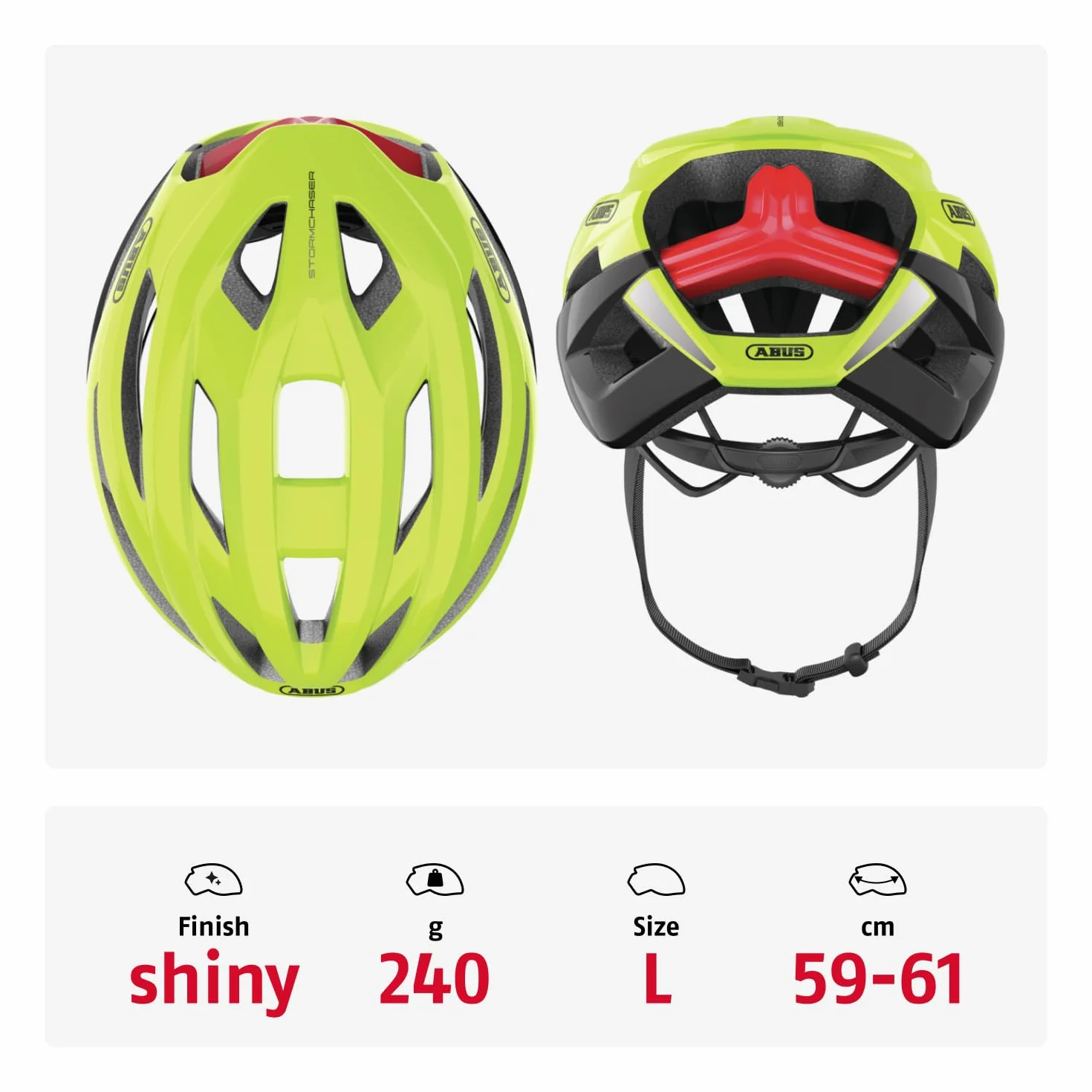 ABUS StormChaser Casque de Route Vélo léger Confortable Cyclisme Professionnel Unisexe