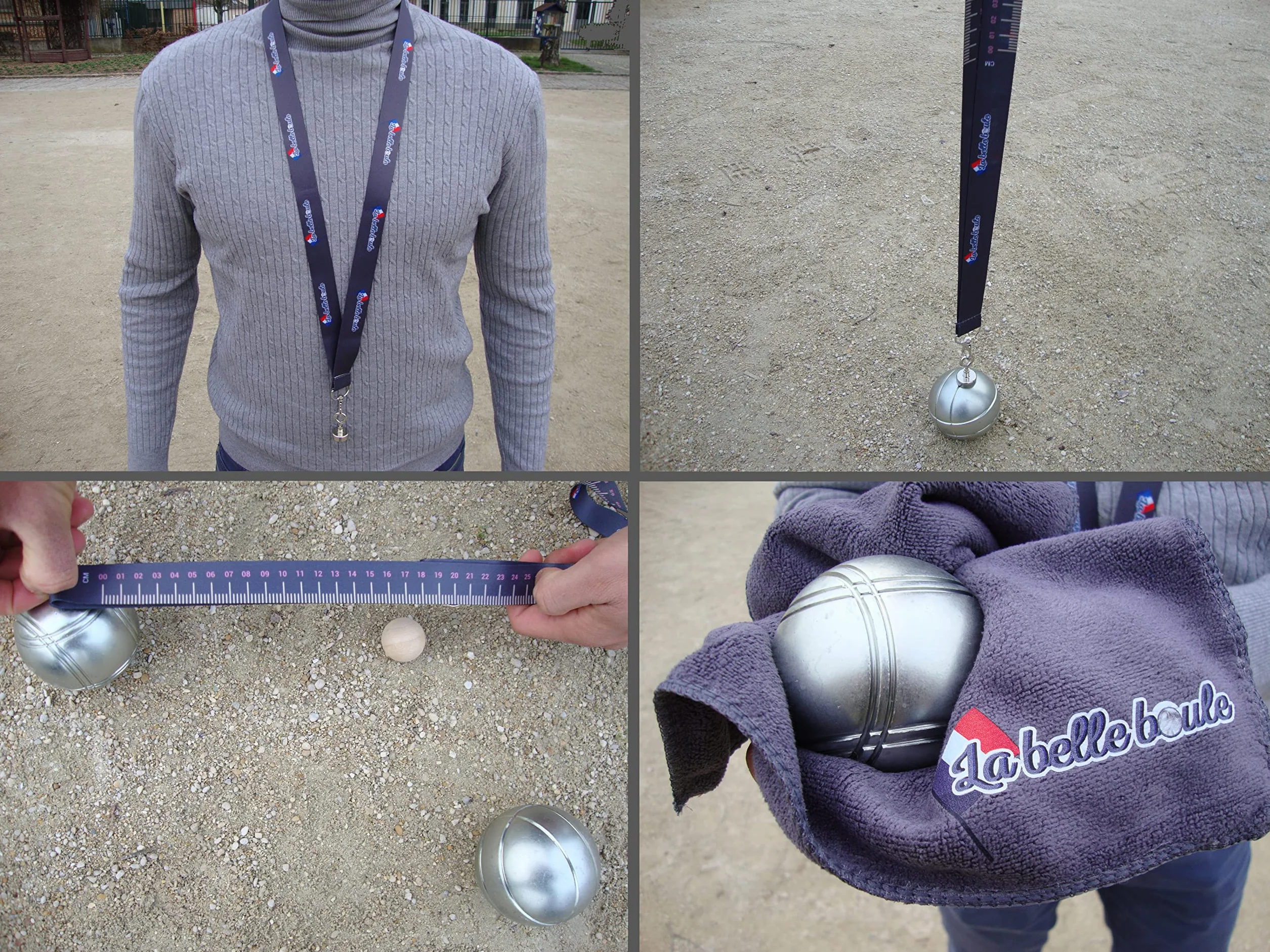 Kit Ramasse Boule De Pétanque Magnétique avec Chiffon Microfibre - Aimant Néodyme Ultra Puissant