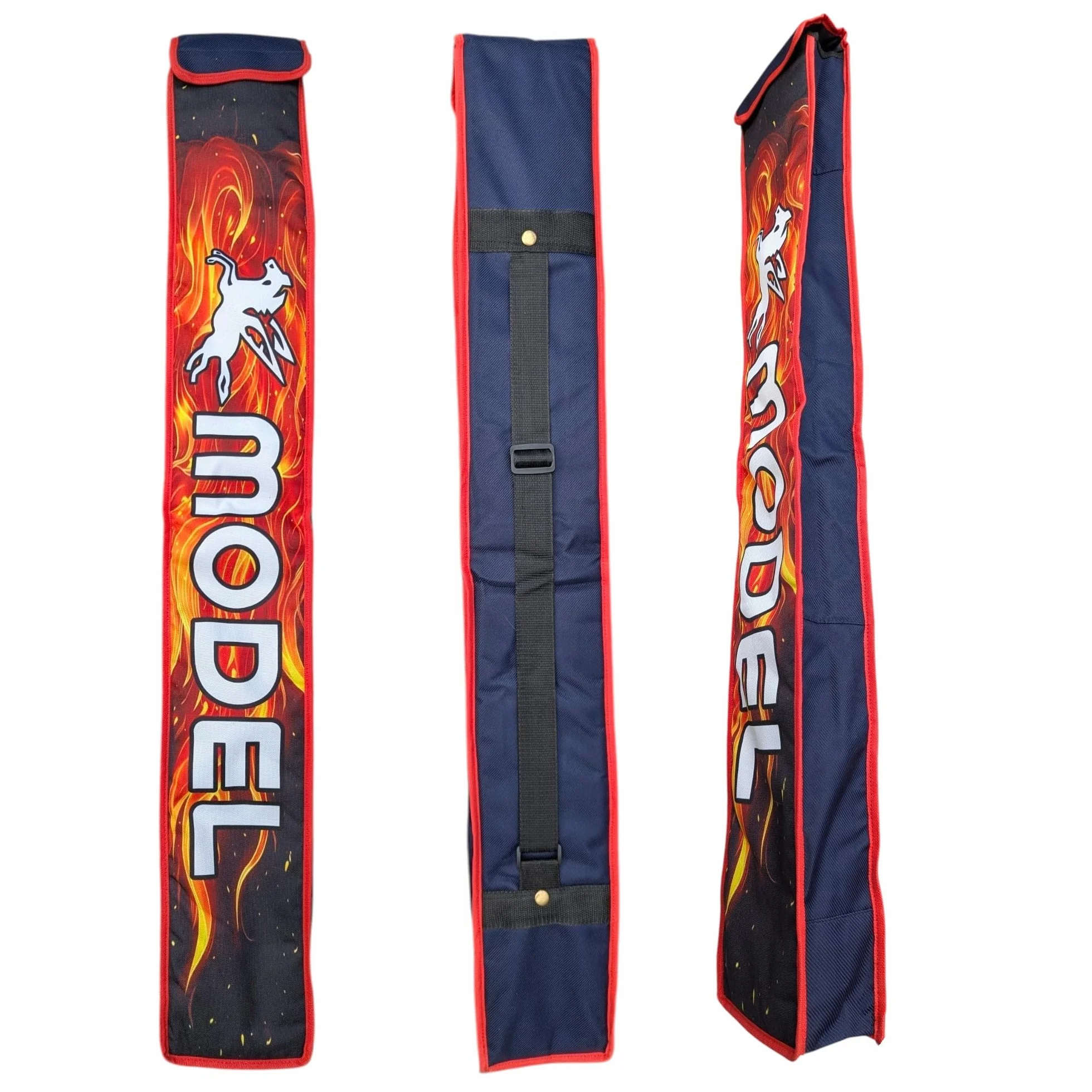 Housse de protection intégrale pour batte de cricket - Bleu - Taille unique