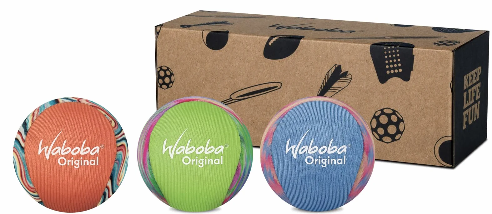 Waboba Original Lot de 3 balles