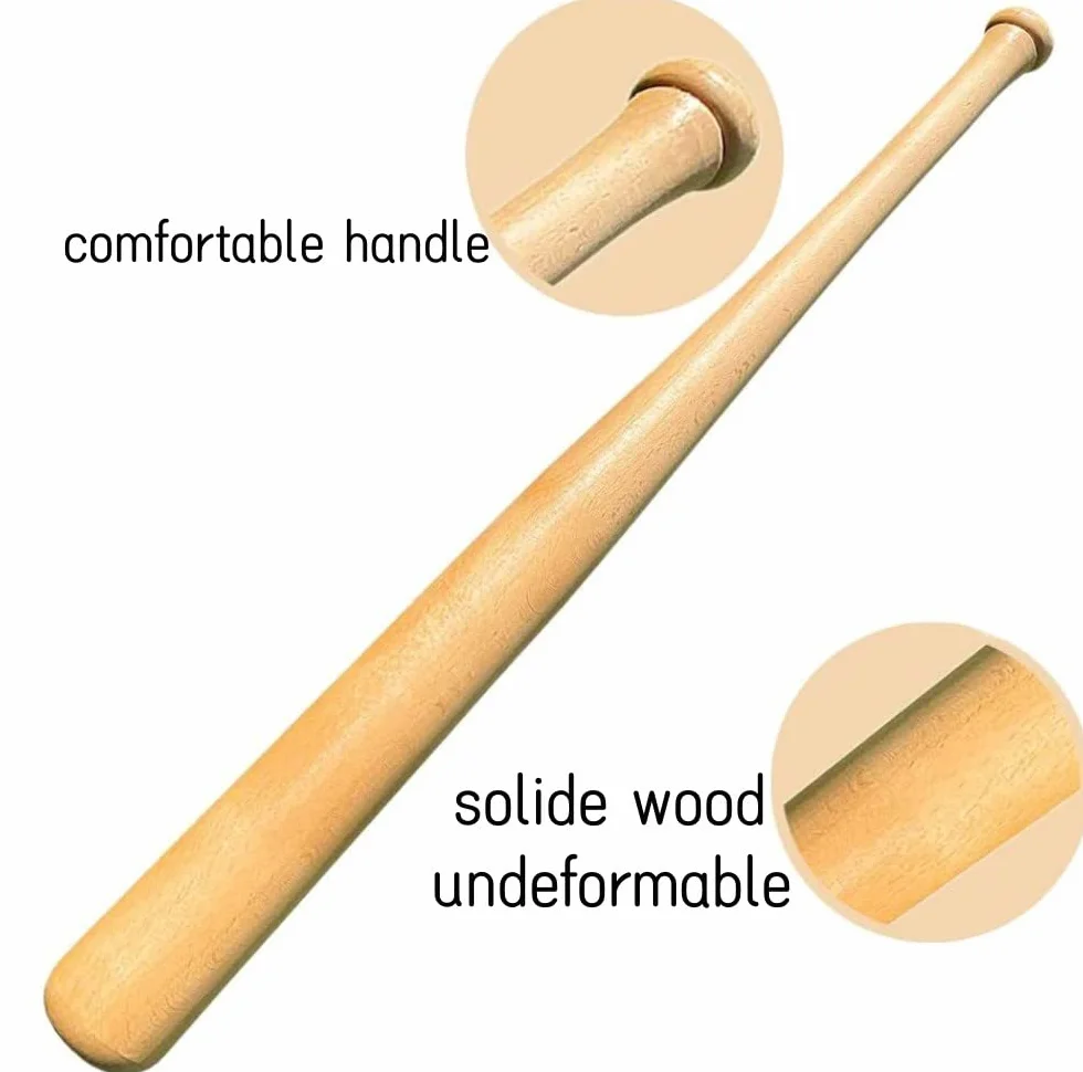 BigTree Batte de baseball en bois 86,4 cm 81,2 cm 76,2 cm 71,1 cm antidérapante
