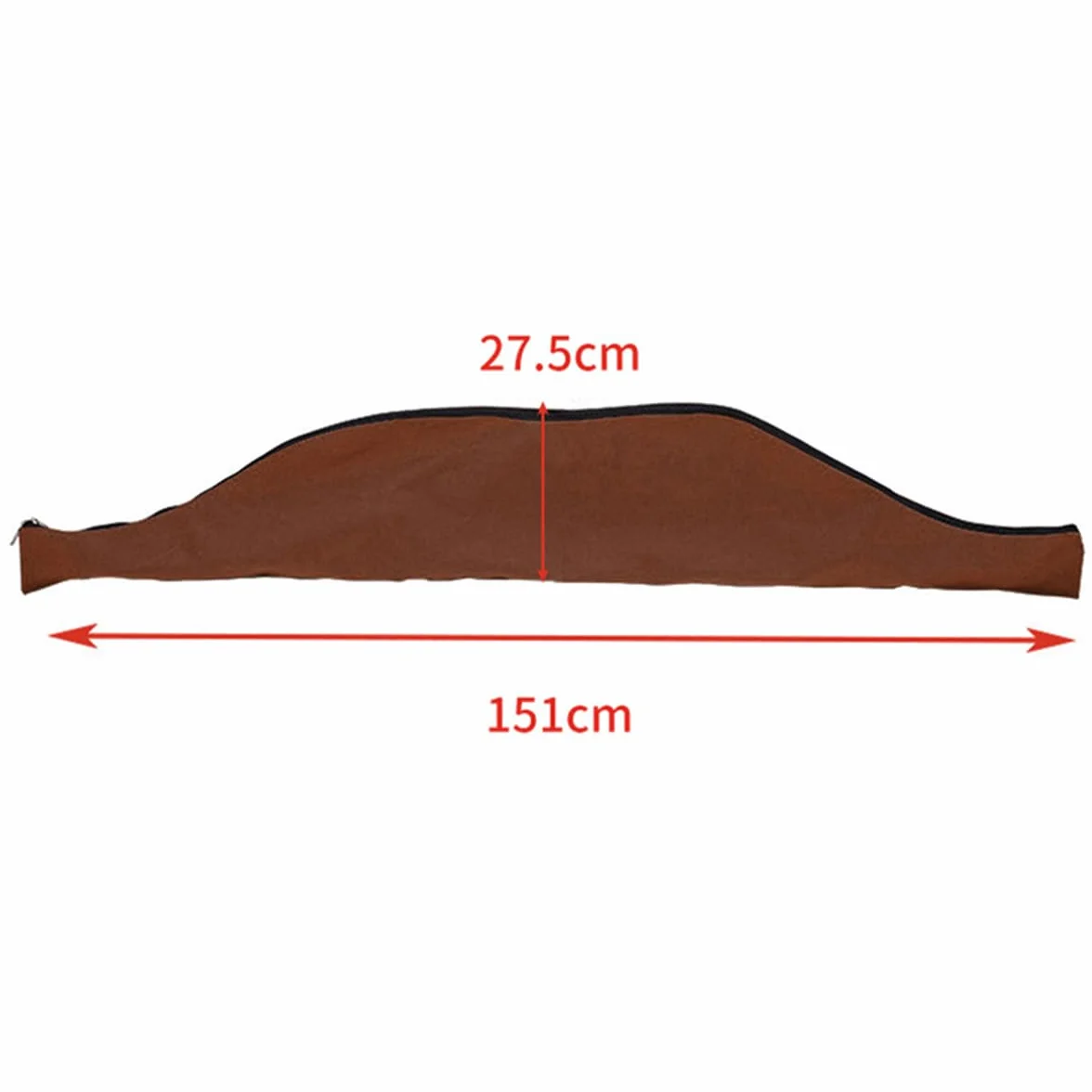 Étui pour arc long en cuir marron Sac à arc traditionnel rangement équipement de tir