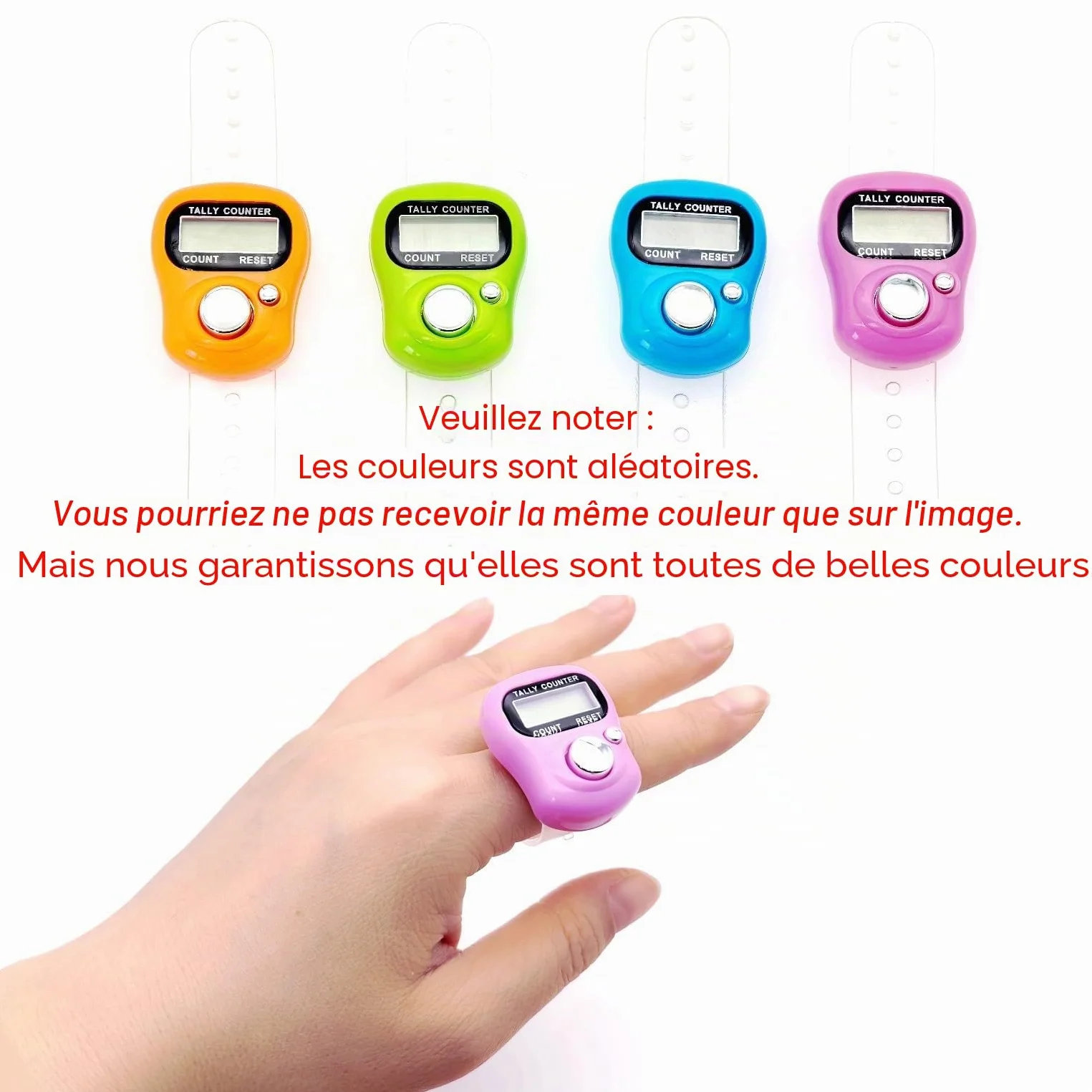Compteur de Points numérique à clic à écran LCD pour Tricot, Anneau de comptage de Rangs de Crochet