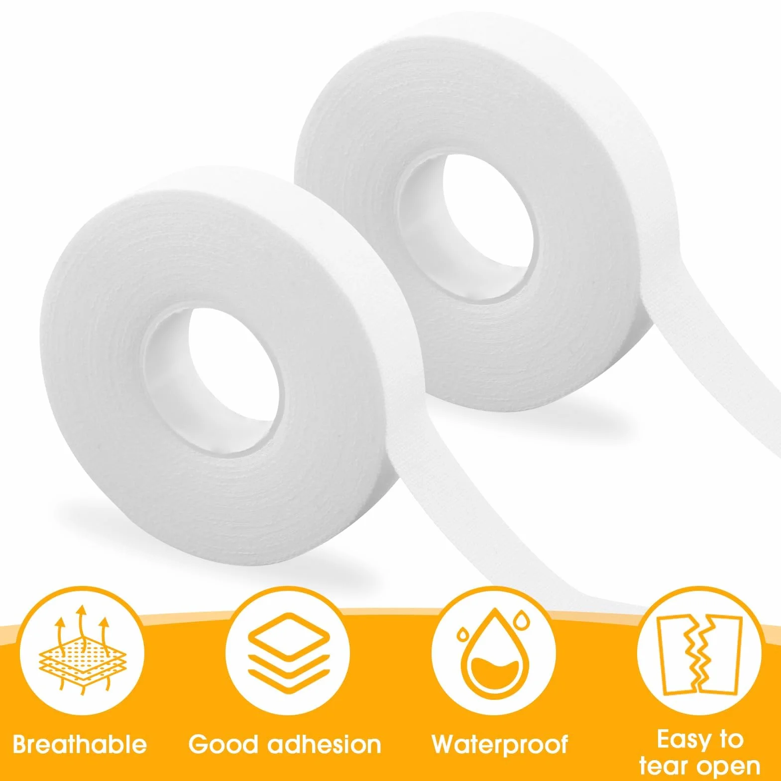 Tape Sportif pour Doigts 10M 1,5cm, Bande Sportive pour Prévention des Blessures et Soutien