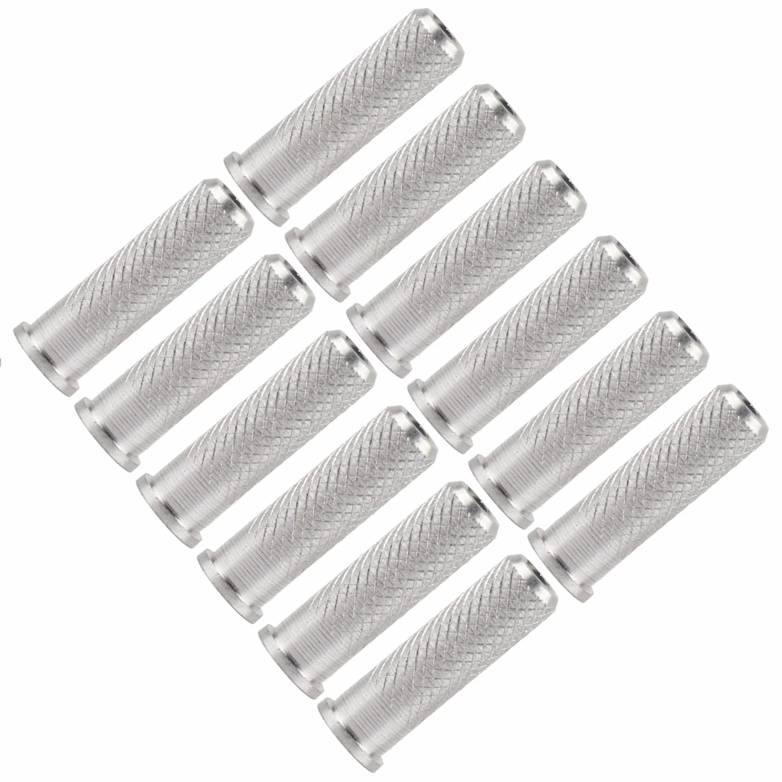 Cocoarm Lot de 12 flèches en aluminium pour tir à l'arc - 6,2 mm diamètre - Inserts et pointe