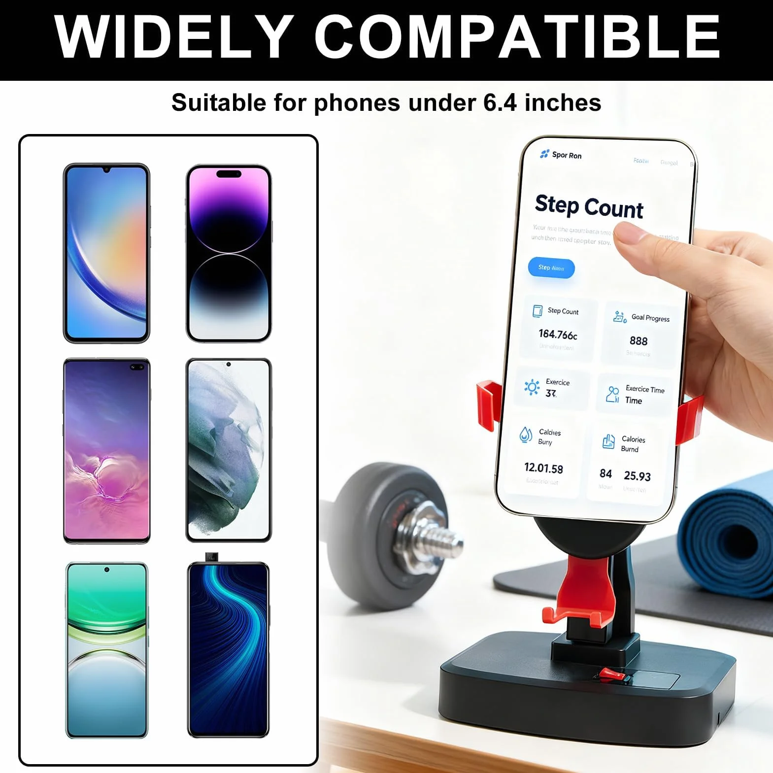 Podomètre Téléphone Portable Agitateur Automatique pour WeWard/Pokemon Go Secoueur