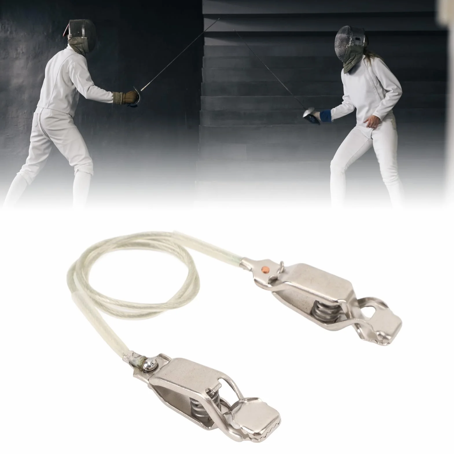Cordon de Masque de Sabre en Feuille d'Escrime, Pince de Fil de Tête Résistante à l'usure