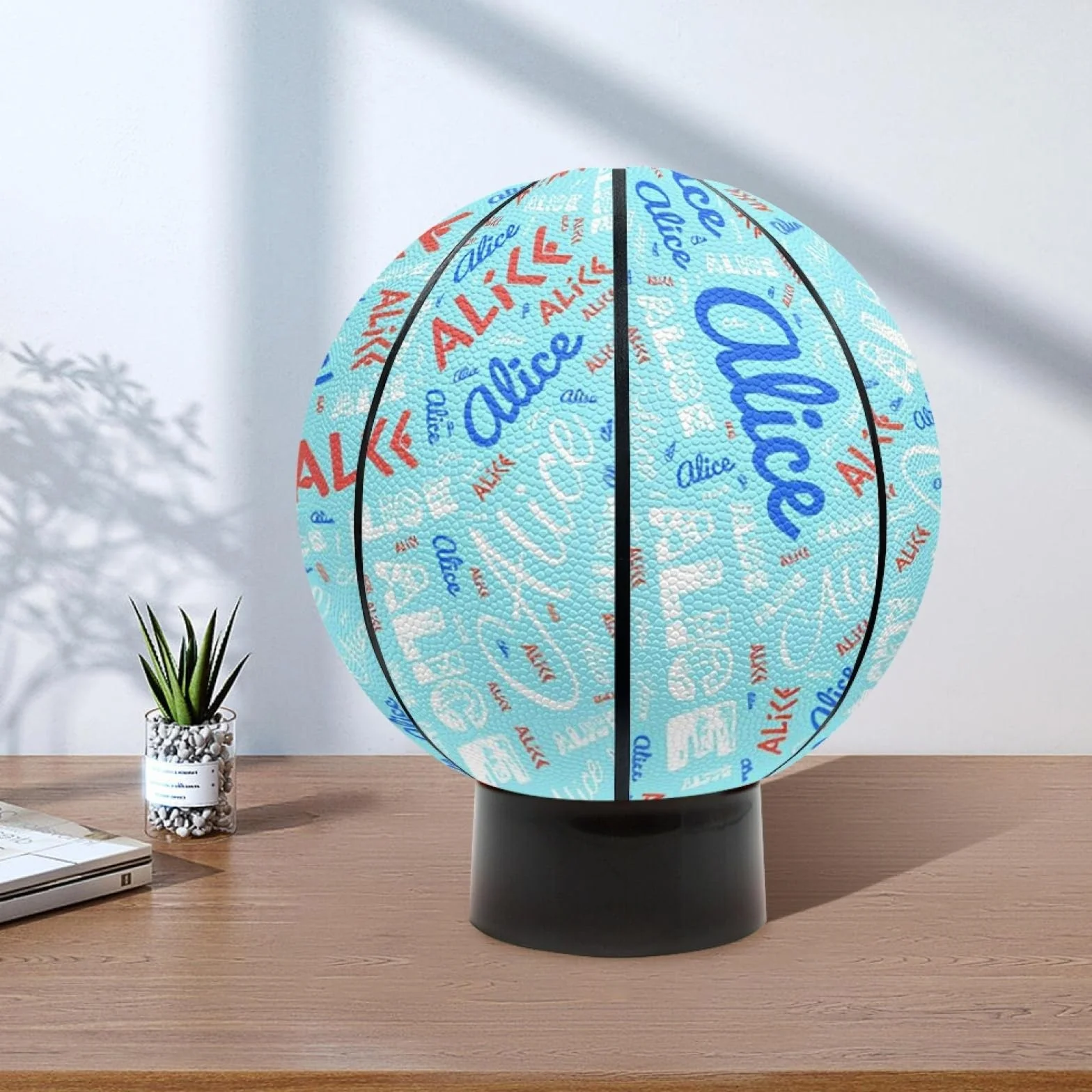 Ballons de Basket Personnalisés avec Noms, Taille 7/5, Cadeaux d'Anniversaire