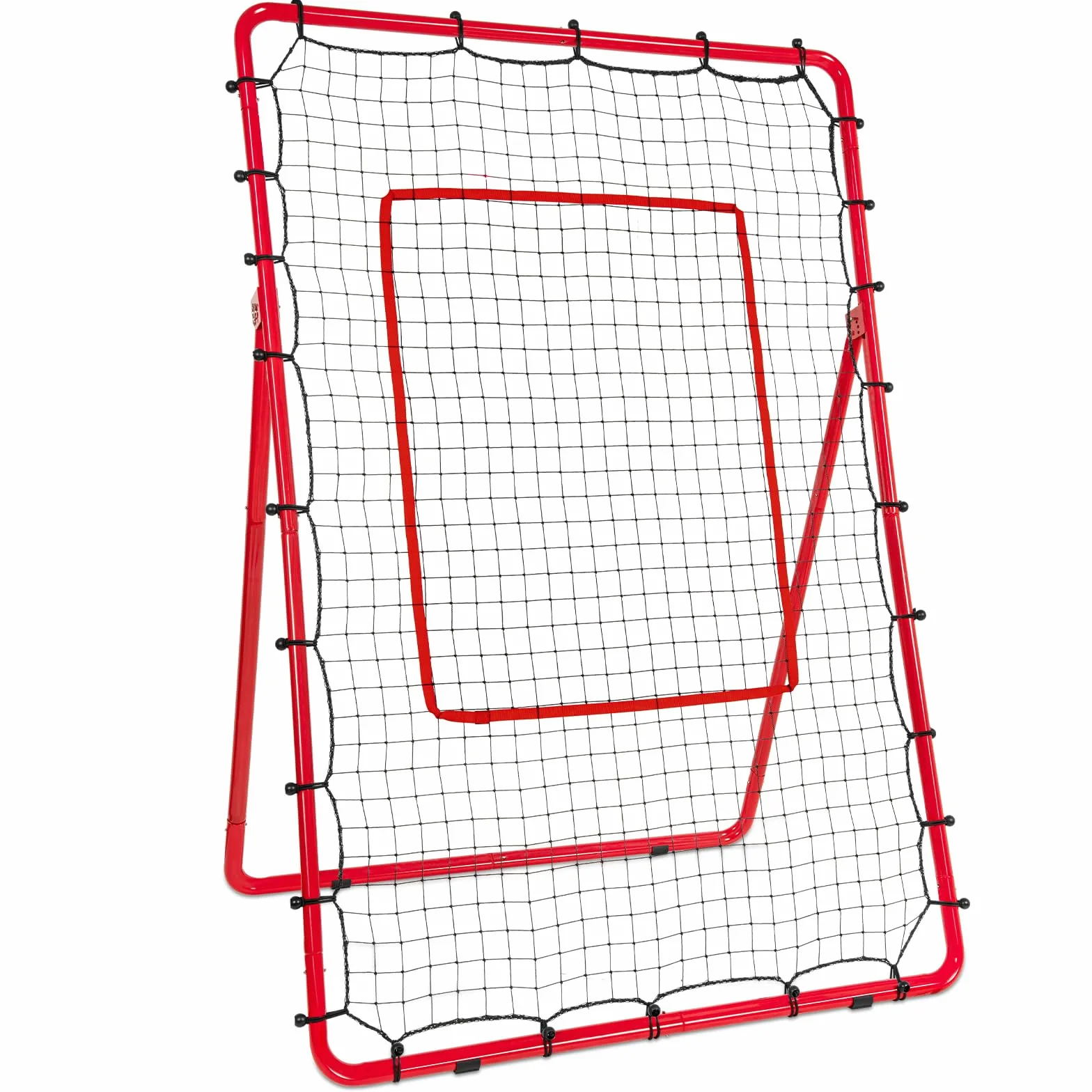 AKOZLIN Filet de rebond baseball softball 5 angles réglables 1,8 x 1,2 m avec zone de frappe sac de transport