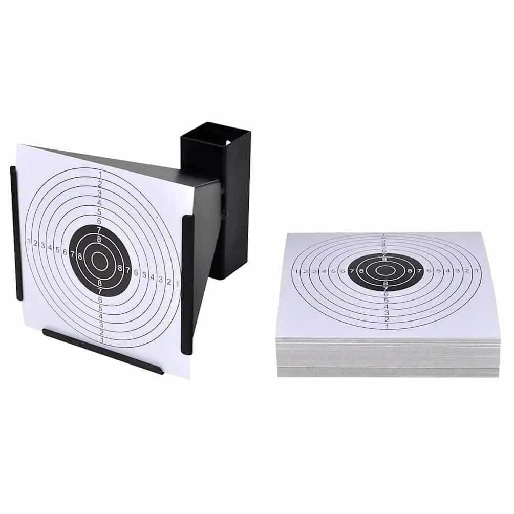 vidaXL Cible de tir en Entonnoir Support Automatique