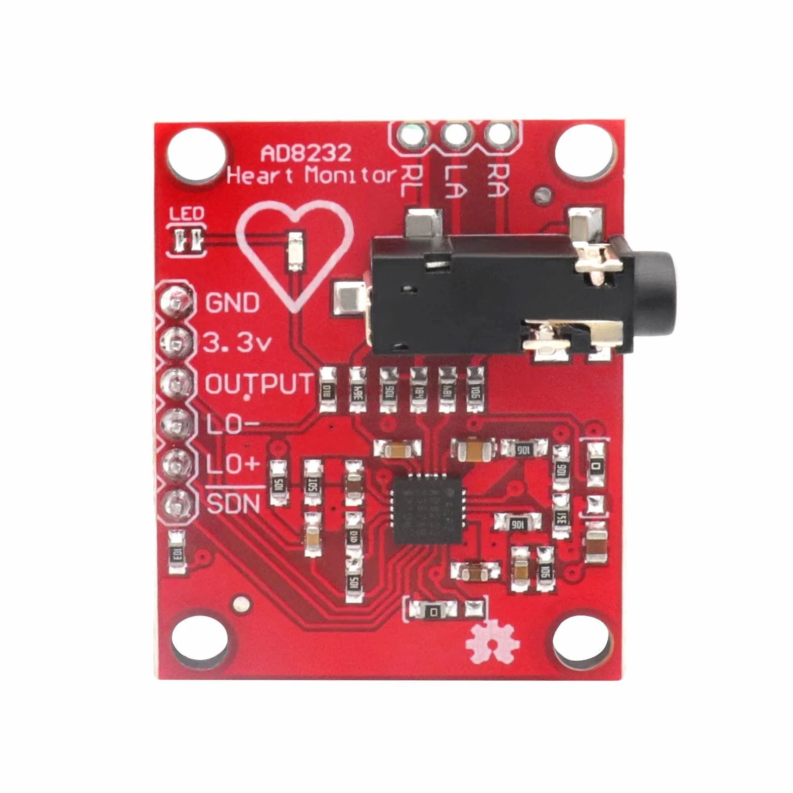 Module ECG AD8232 Capteur Fréquence Cardiaque pour Arduino avec Câble