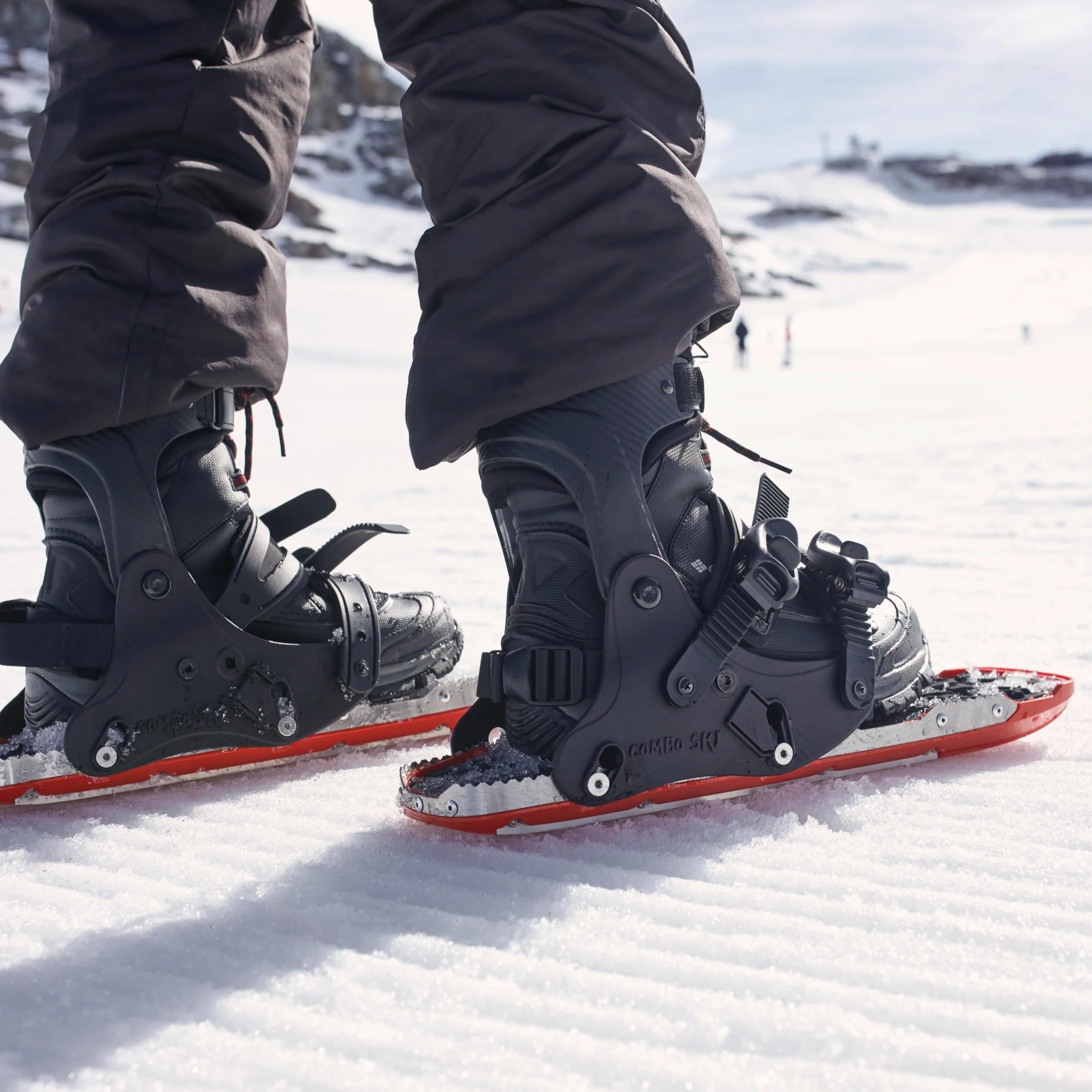 Raquettes à neige 2 en 1 homme femme pointure 36-48 ski traçage escalade hiver