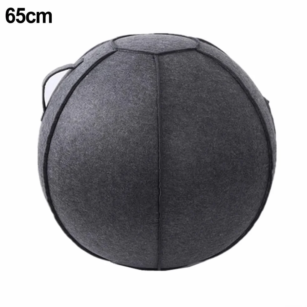 Housse de protection en feutre pour balle de yoga 55 cm 65 cm 75 cm pliable résistante à l'usure accessoire de fitness