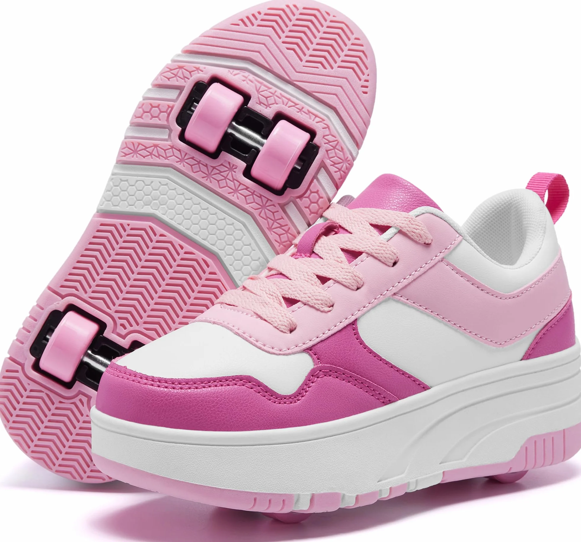Chaussures de skate à roulettes amovibles pour enfants