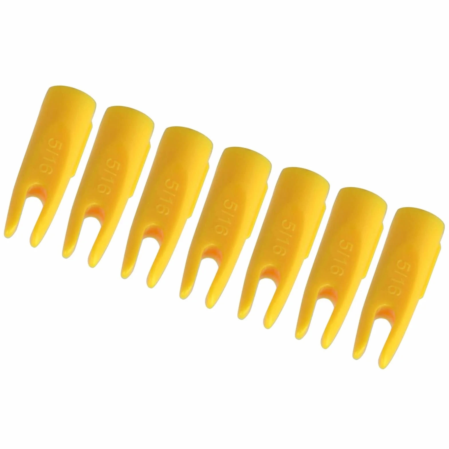 Encoches de flèche de tir à l'arc 5/16" Plastique Remplacement Queue de flèche Accessoires 50pcs