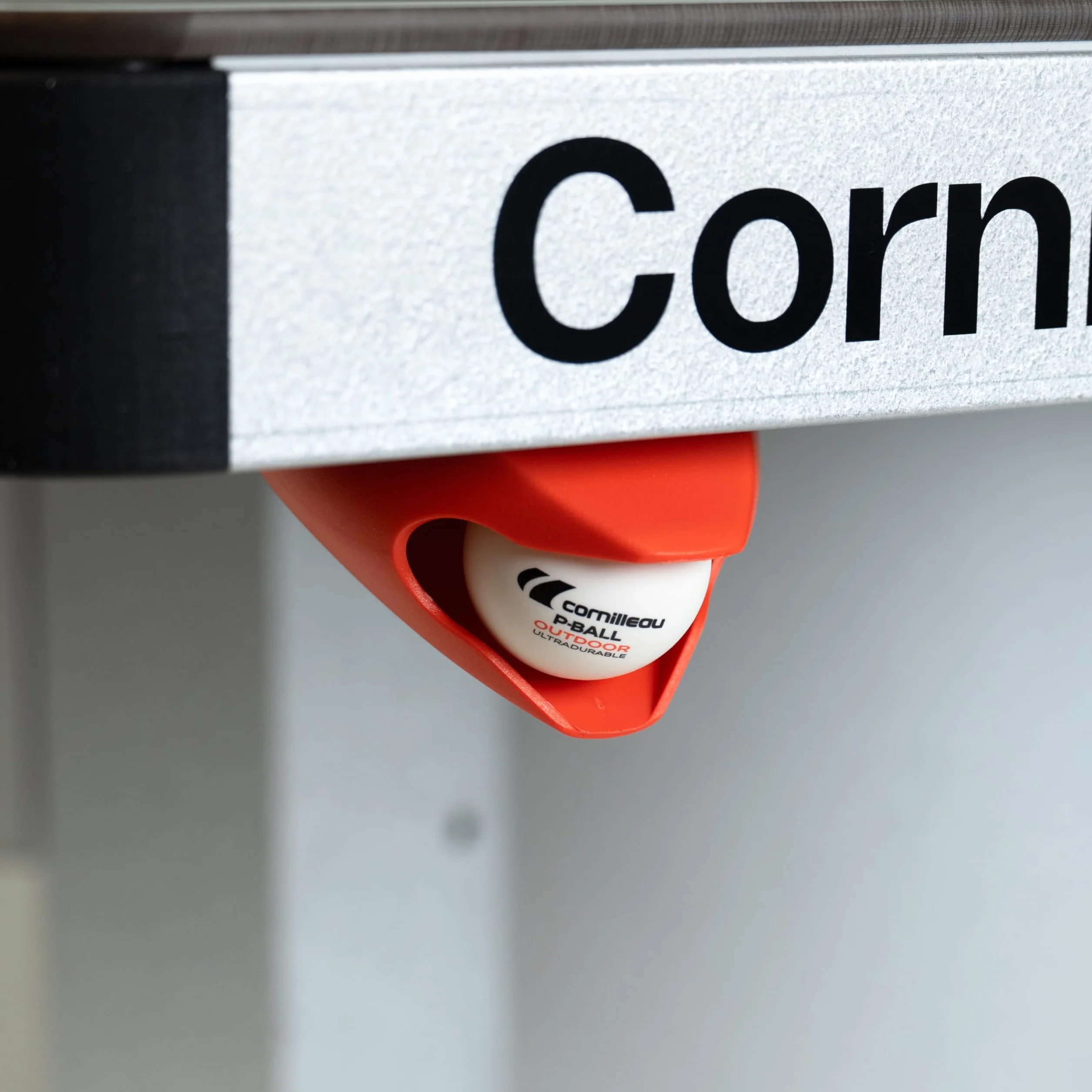 Cornilleau Table de ping-Pong d'extérieur 510 Campus Fixe Rebond compétition Bleu ou Gris 7mm Agrément FFTT Loisir et Scolaire