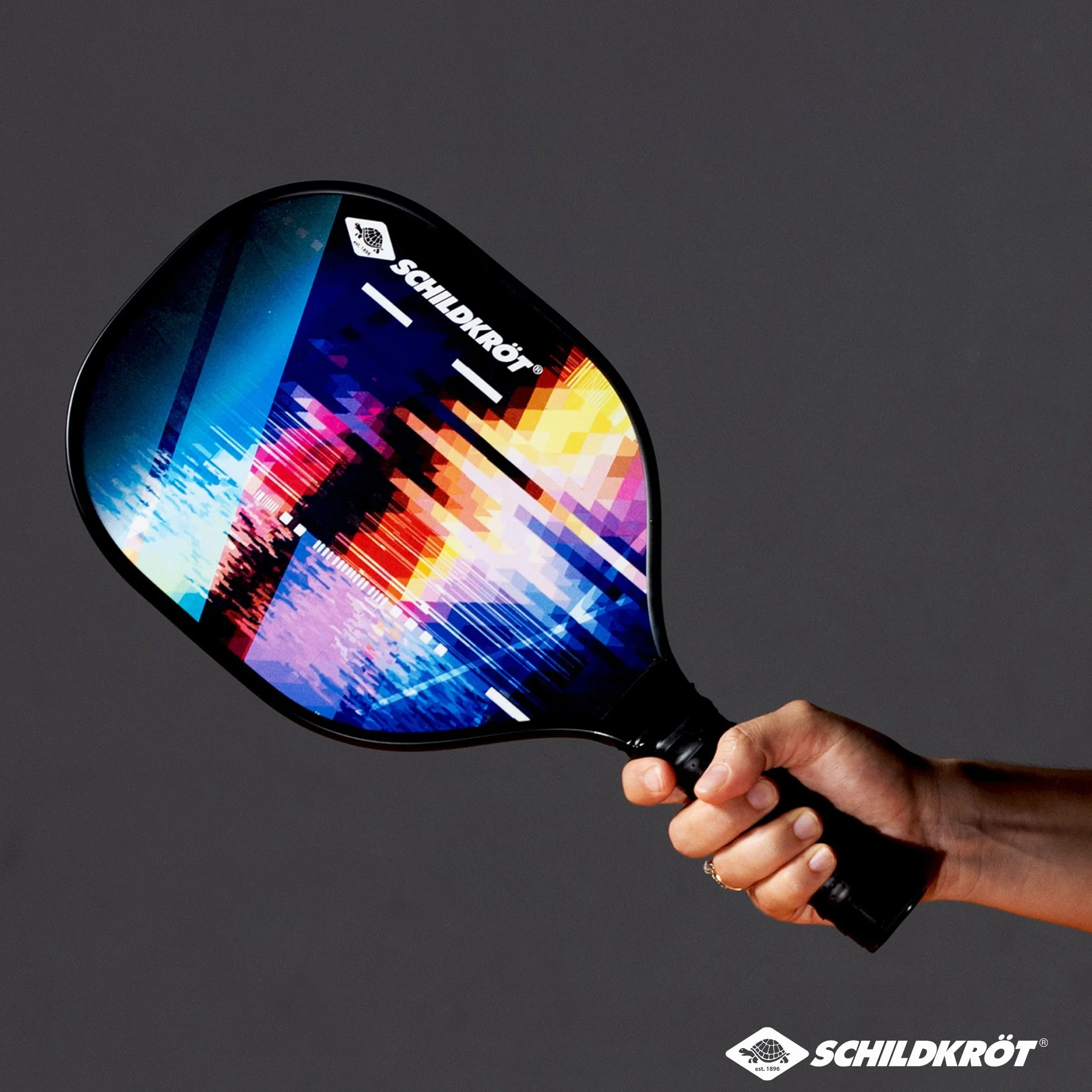 Schildkröt Pickleball Set 2 Raquettes 1 Balle Intérieure Extérieure Sac Transport