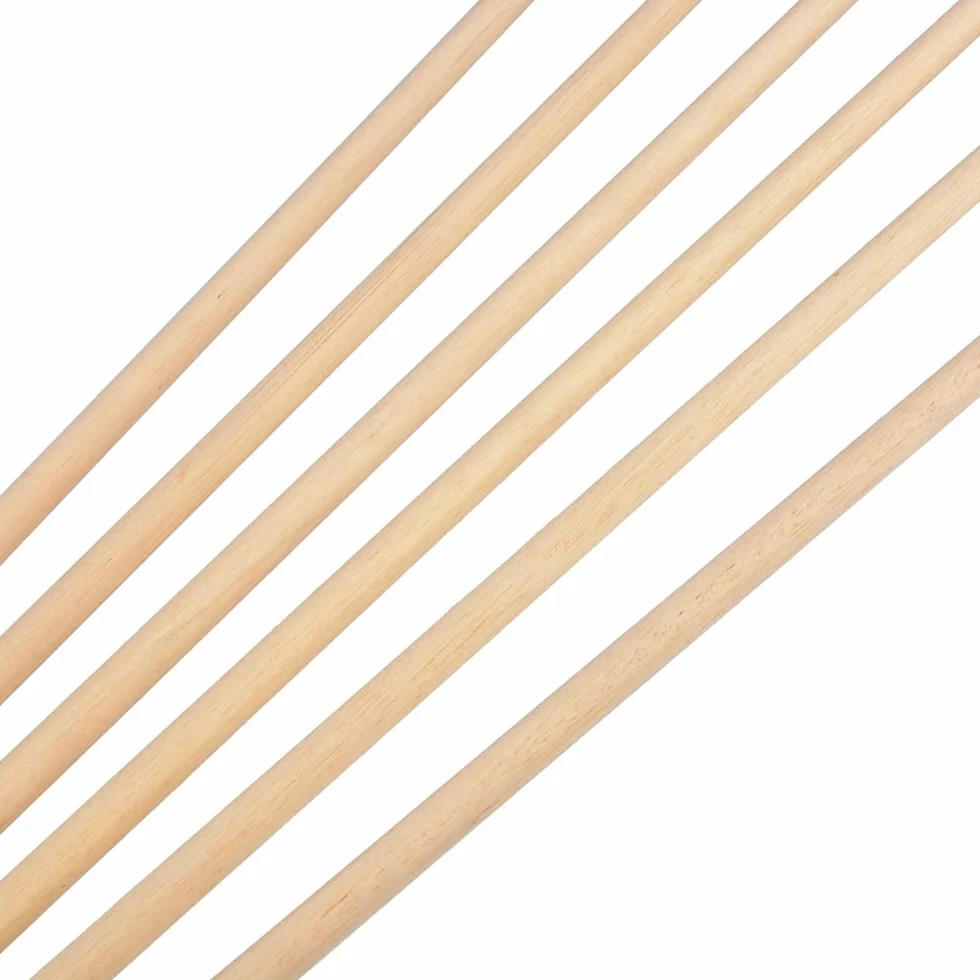 Flèches en Bois 32" pour Tir à l'Arc Artisanales 5" Plume de Dinde OD 8mm Chasse