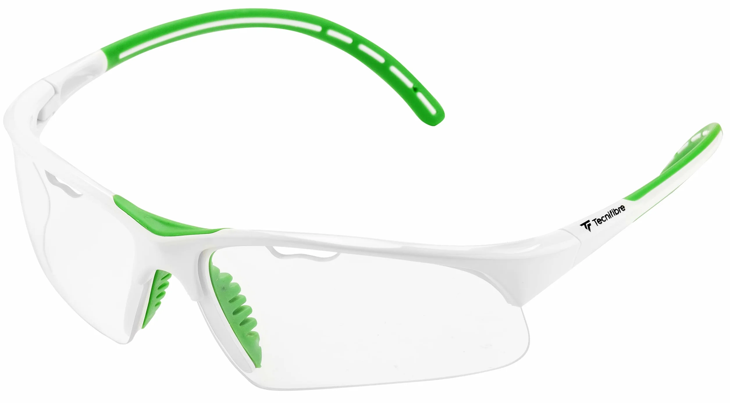 TECNIFIBRE Lunettes Squash Unisexe Blanc Vert