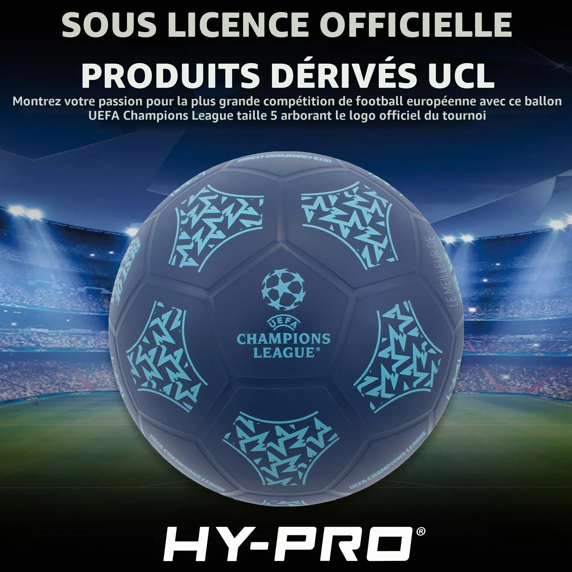 Hy-Pro Ballon de Jeu Football pour Enfants Intérieur Extérieur Jardin Plage
