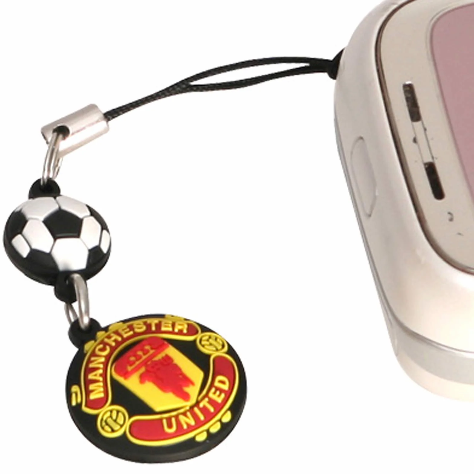 Manchester United Pendentif Téléphone Blason Caoutchouc