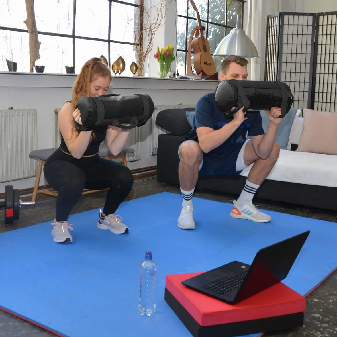 EYEPOWER Power Bag de Musculation 5-20kg 20x60cm Sandbag