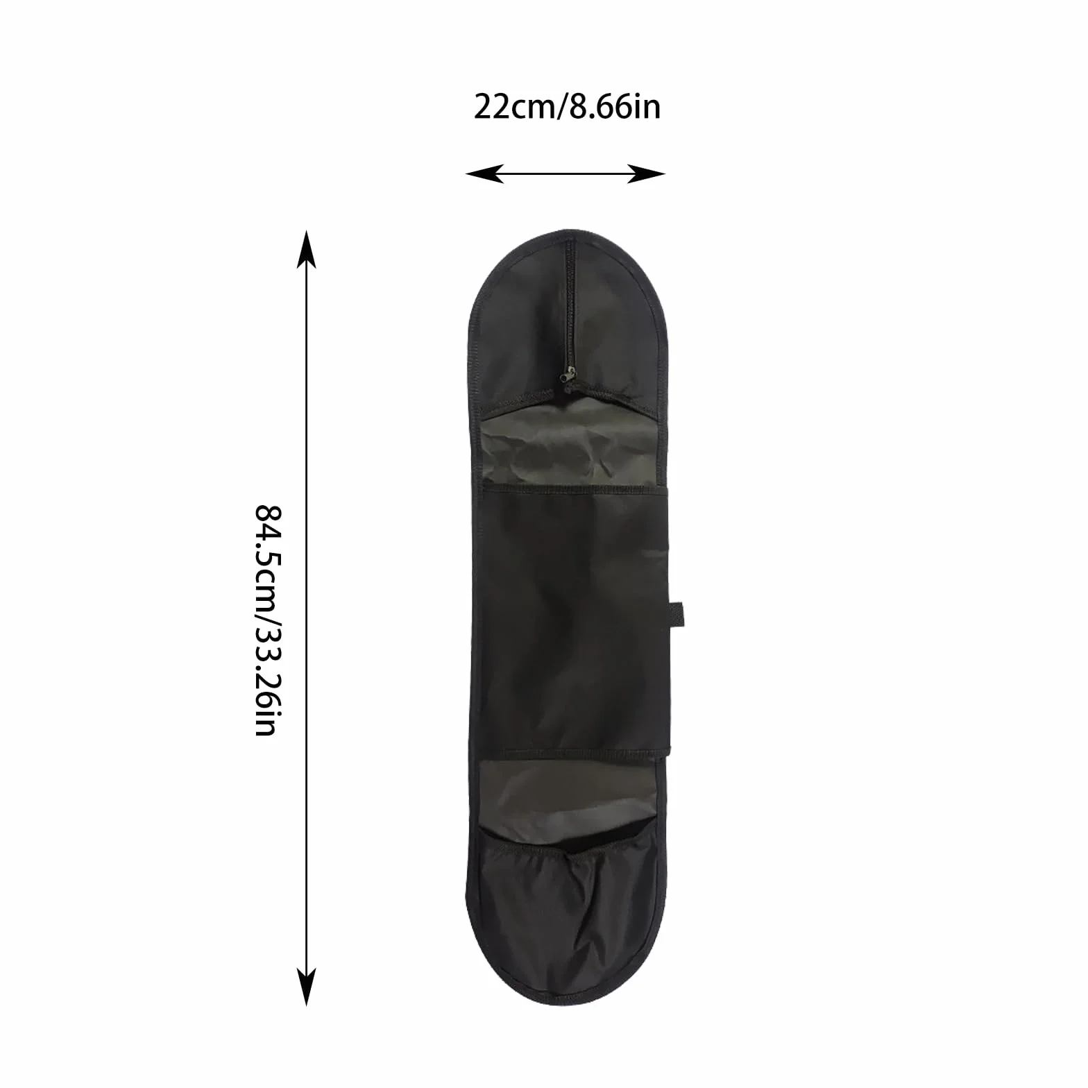 Sac de Skateboard Longboard Housse 2 Pièces pour Protection Extérieur Voyage