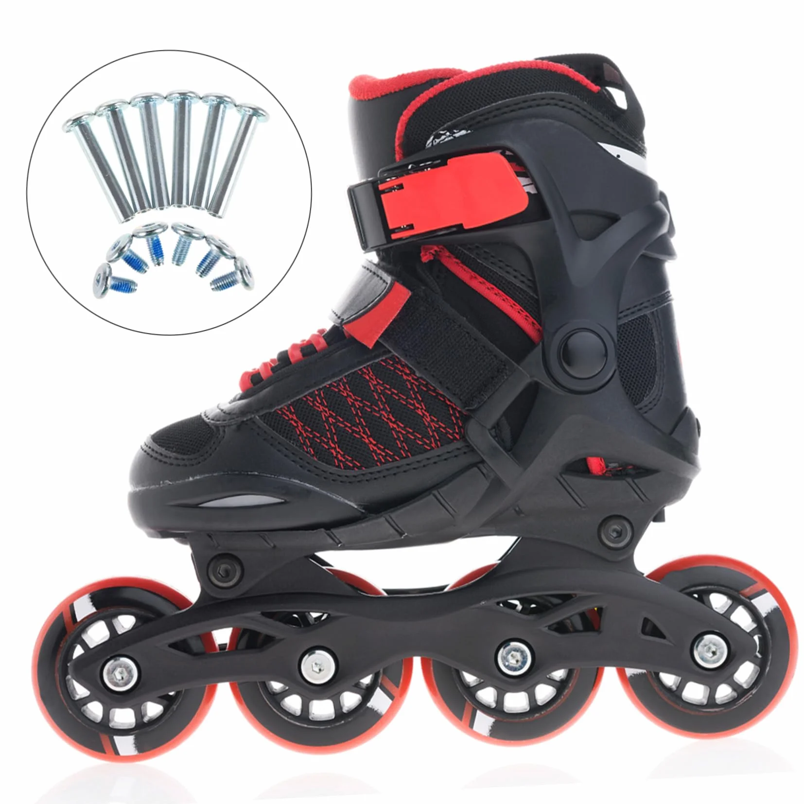 HANABASS Vis pour Pièces de Patin en Acier Inoxydable 20pcs, Vis D'essieu de Patin à Roulettes