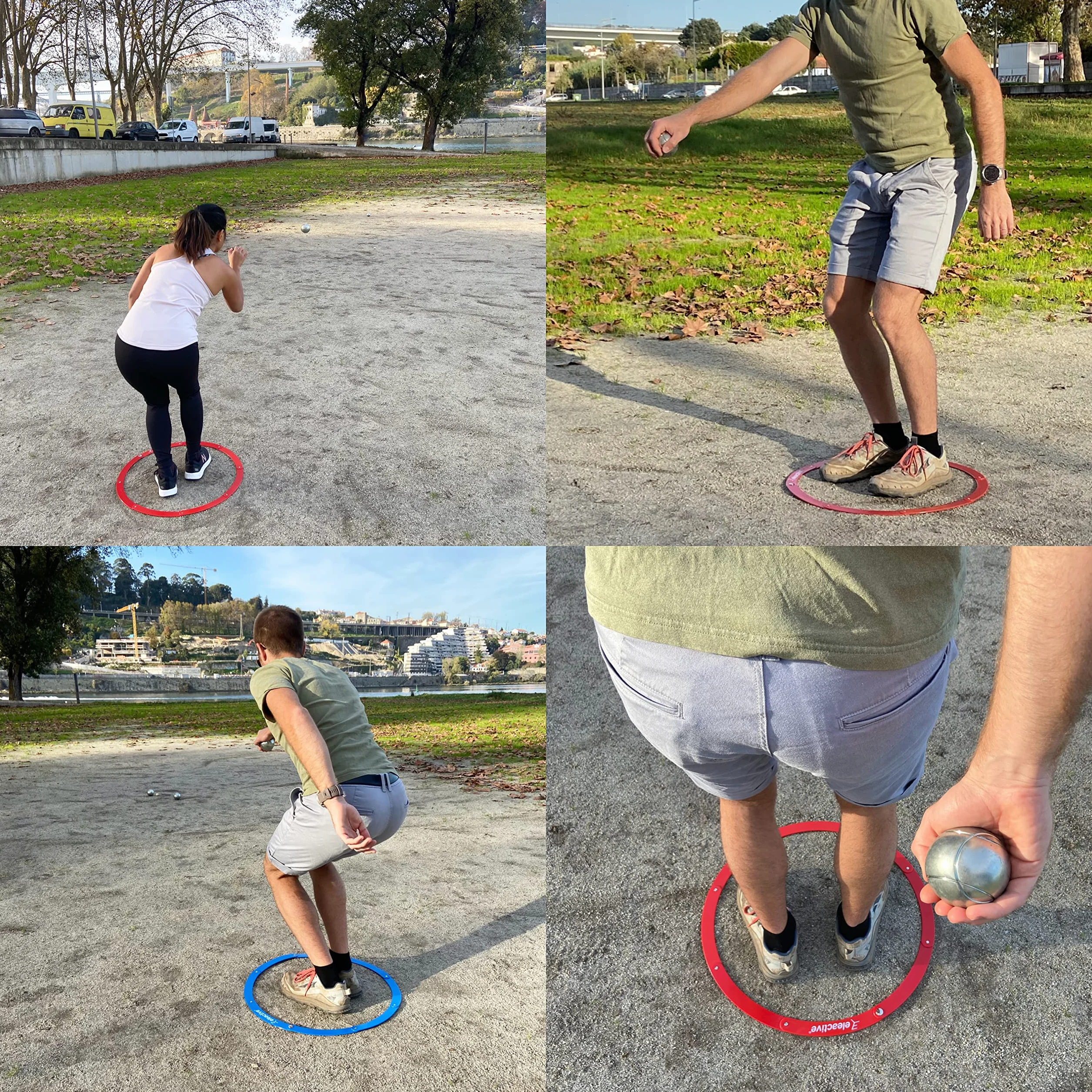 Cercle de pétanque pliable homologué F.I.P.J.P. France compétition