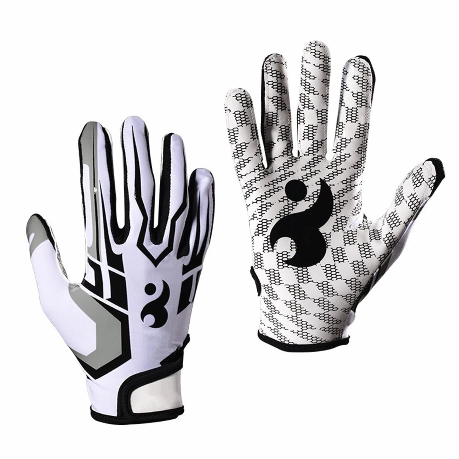 Gants De Football Antidérapants pour Hommes Jeunes Accessoires De Football