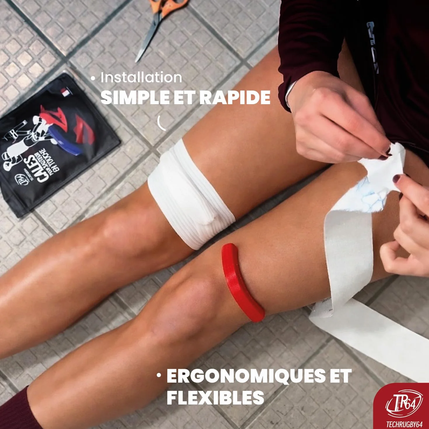 Support de Touche Rugby Banane S – Cales de Lift pour Sauteur – Fabriqué en France – Paire