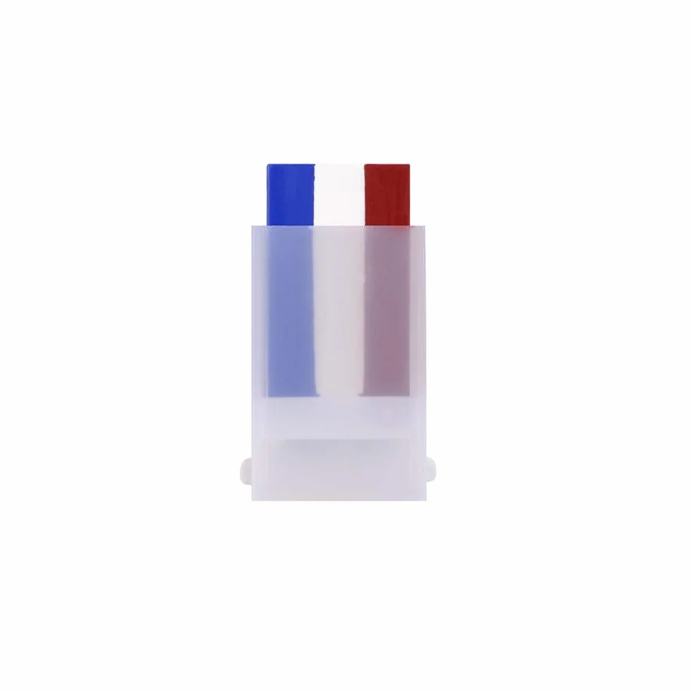 Crayon à maquillage 3 en 1 bleu blanc rouge - Maquillage Tous publics