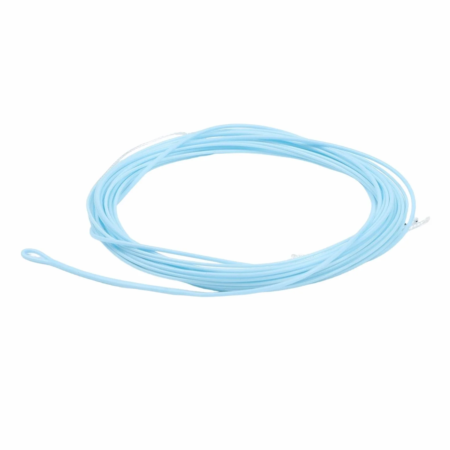 Tenkara Ligne de pêche à la mouche en PVC 4 m avec noyau extensible ultra faible deux boucles soudées orange