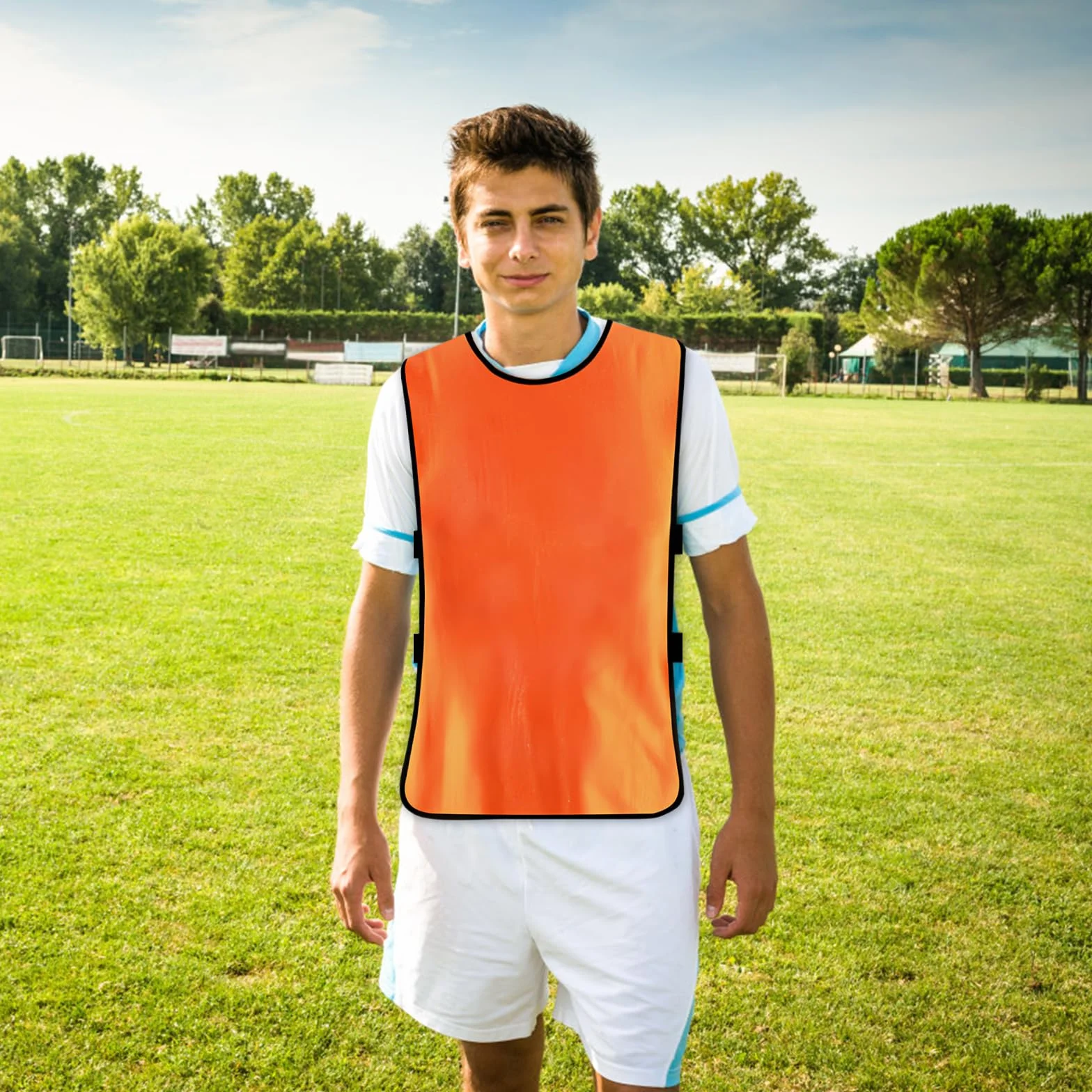 Chasuble Football Adulte Homme Femme Entraînement Gilet Maillots XL 6 Pack