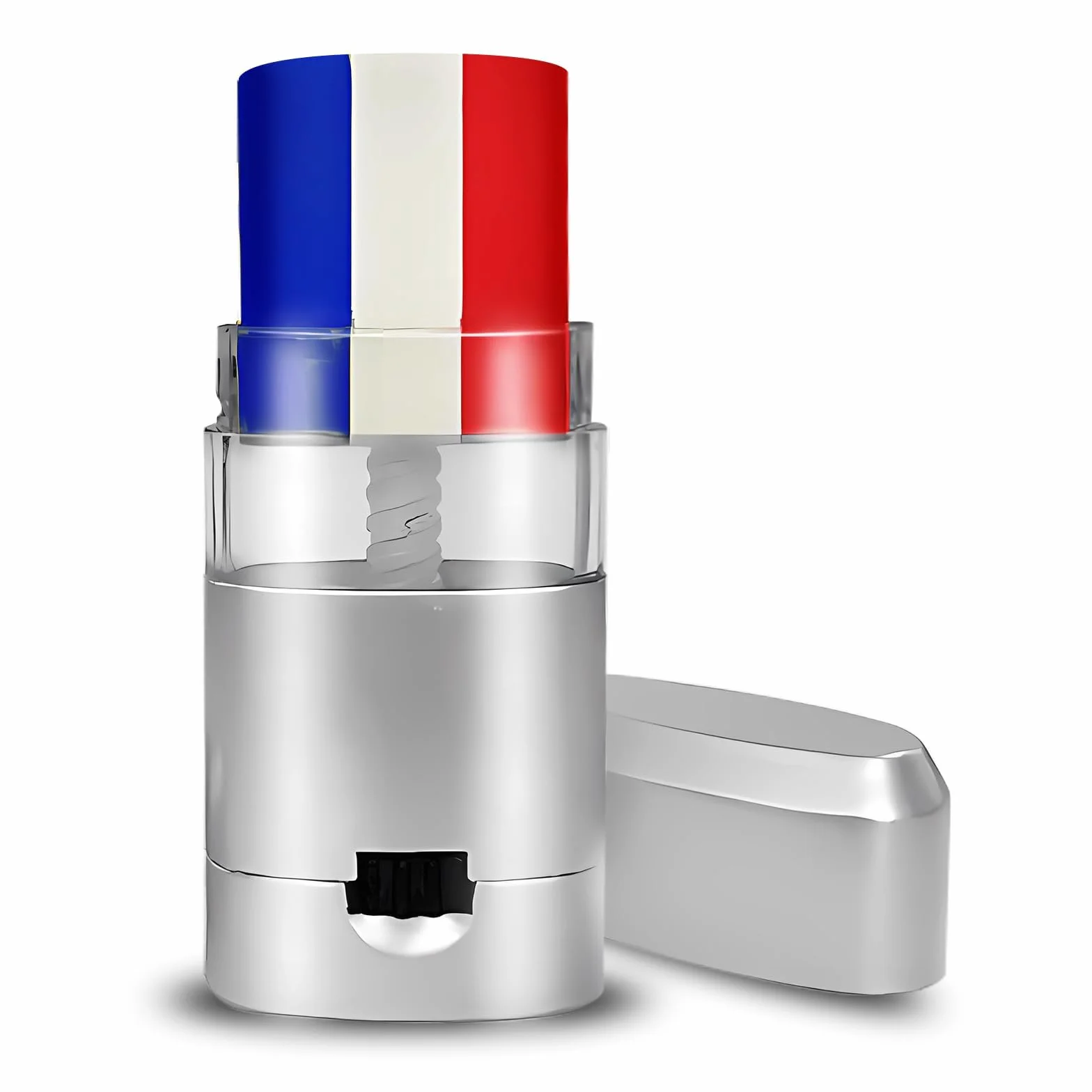Kit Supporter France Bleu Blanc Rouge Accessoires Tricolore Stick Maquillage Drapeau Bandeau Poignets Lunettes Perruque