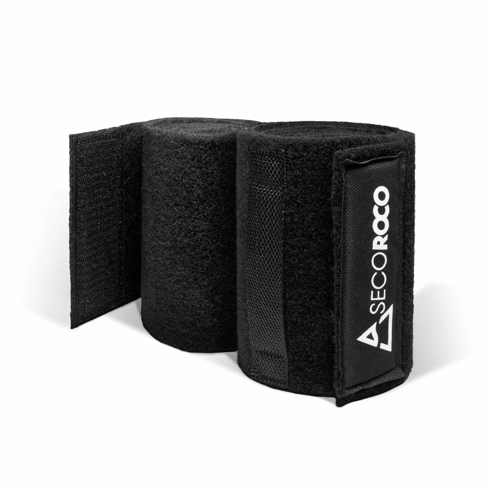 Kit slackline Secoroco 15-35 m 5 cm motif zig zig sac transport protection arbres cliquet