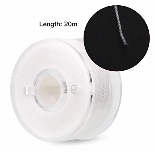 Ligne de Pêche Soluble 3 Bobines 20 Mètres pour Appât Carpe Accessoire Pêche