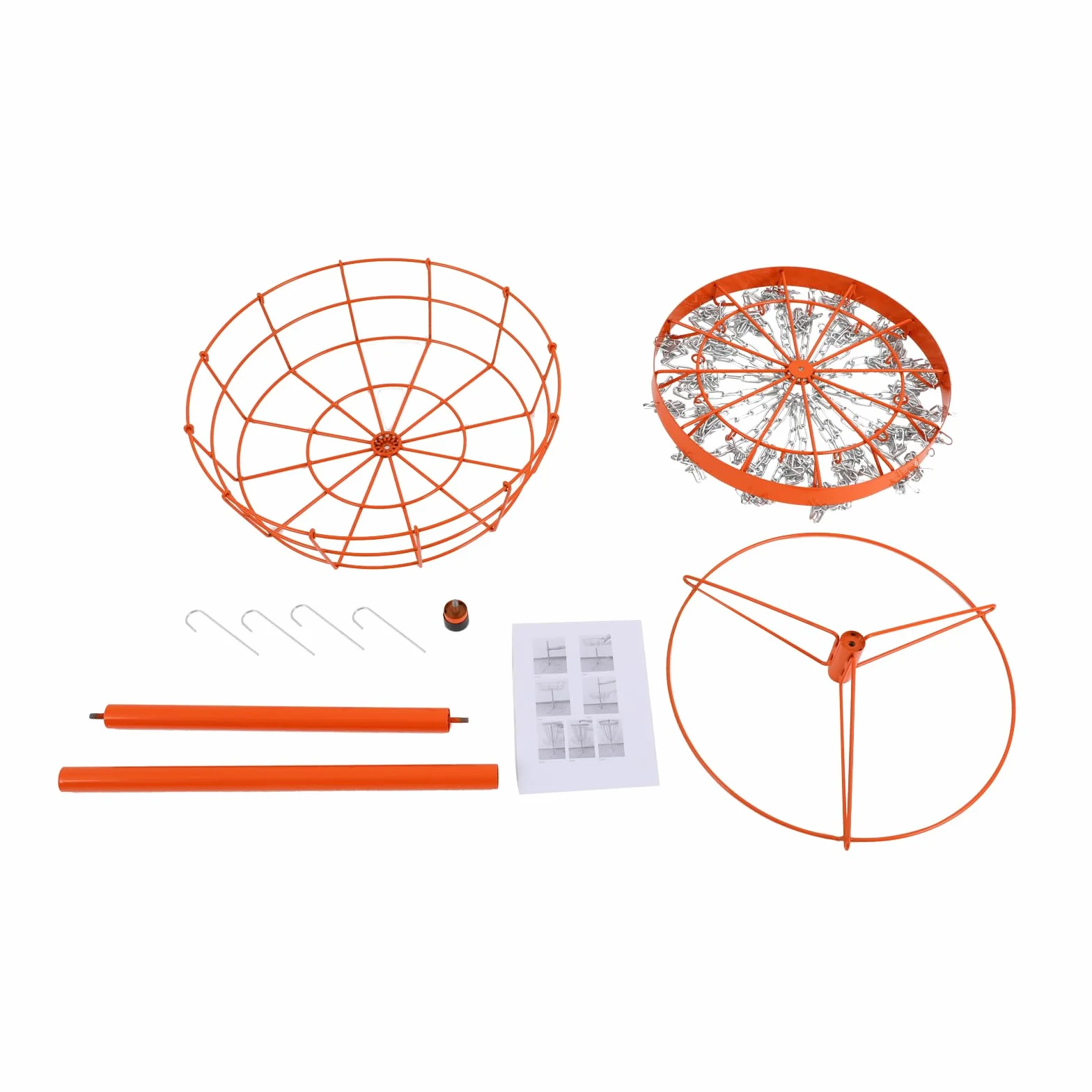 Disque Support d'entraînement de golf portable cible panier en fer double couche extérieur