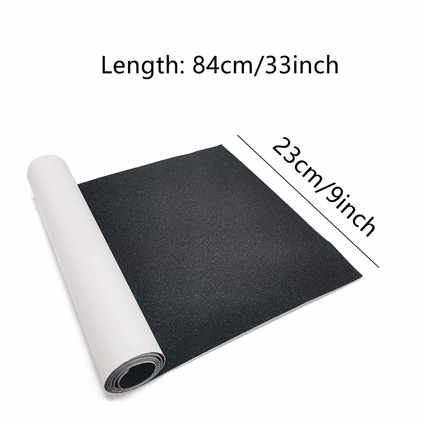 Grip Tape Antidérapant 84x23cm Griptape Grit Grossier Feuille Simple