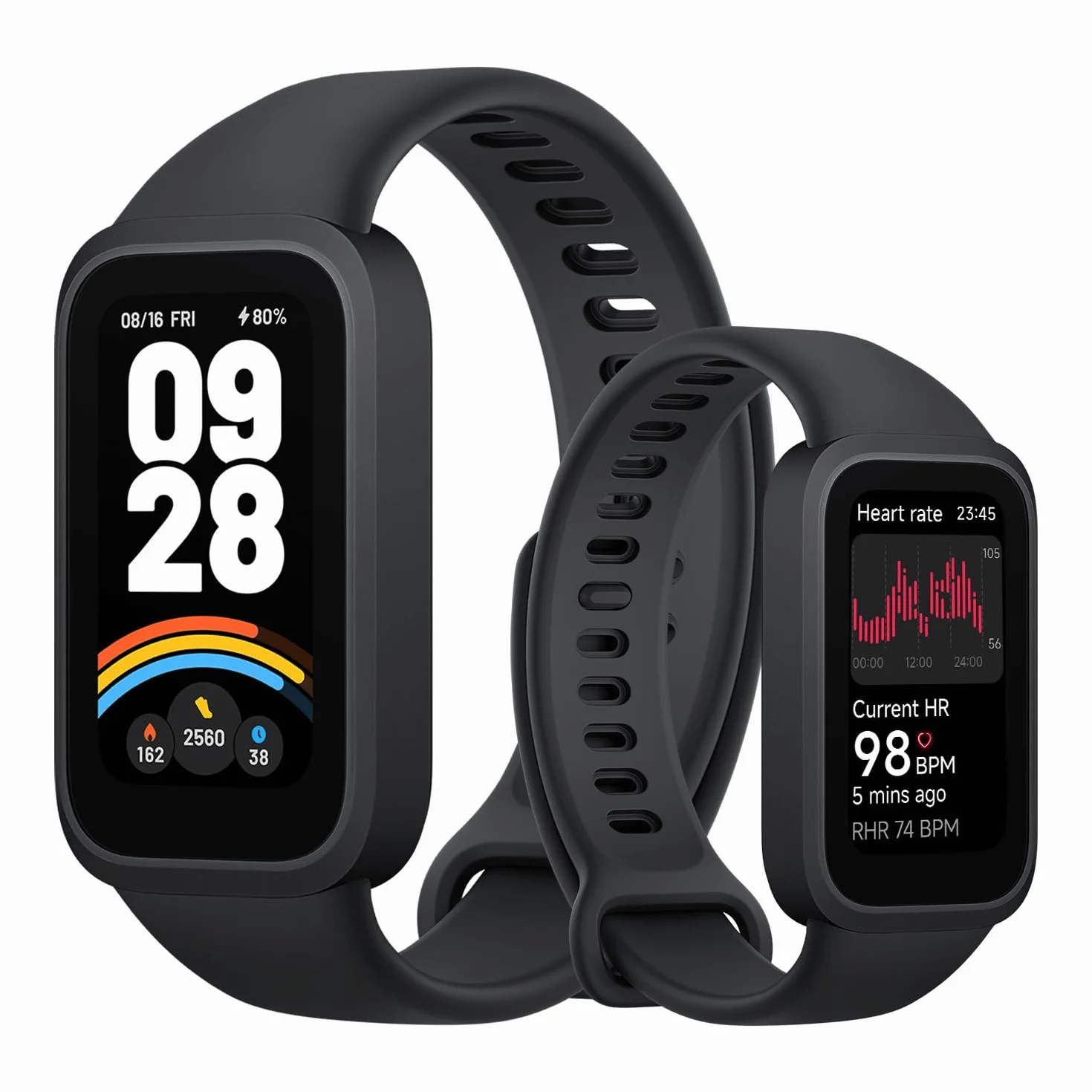 XIAOMI Smart Band 9 Active Bracelet Connecté Sport Montre TFT 37mm 60 Hz 18 Jours 5 ATM Noir