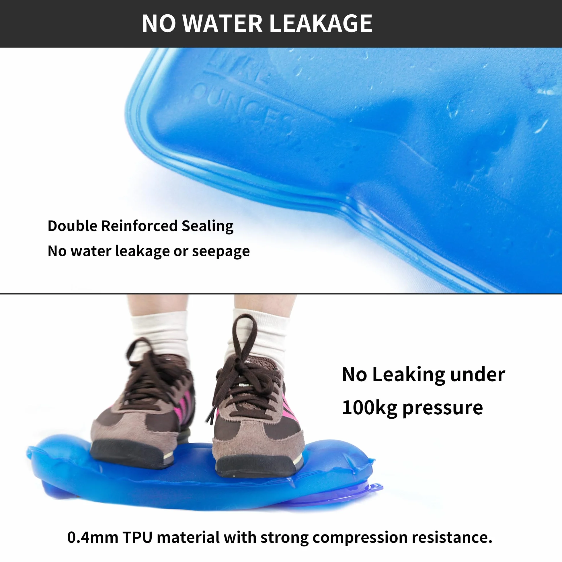 Unigear Poche Hydratation sans BPA Approuvé FDA pour Randonnée Vélo Camping