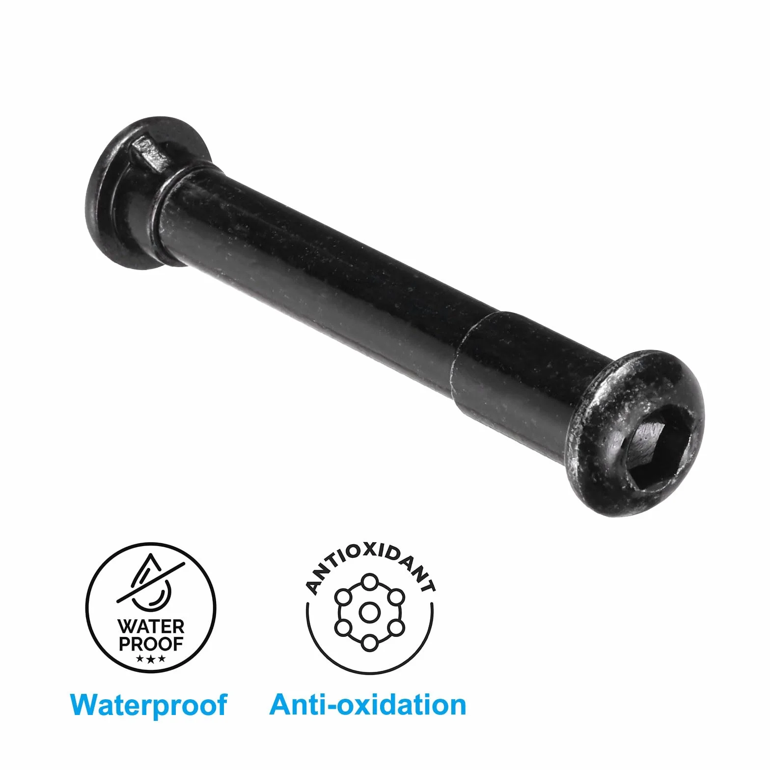 PATIKIL Vis Boulon Fixe, Vis Verrouillage Arbre Pliant, Pièces Rechange pour Trottinette Électrique M365Pro, Noir