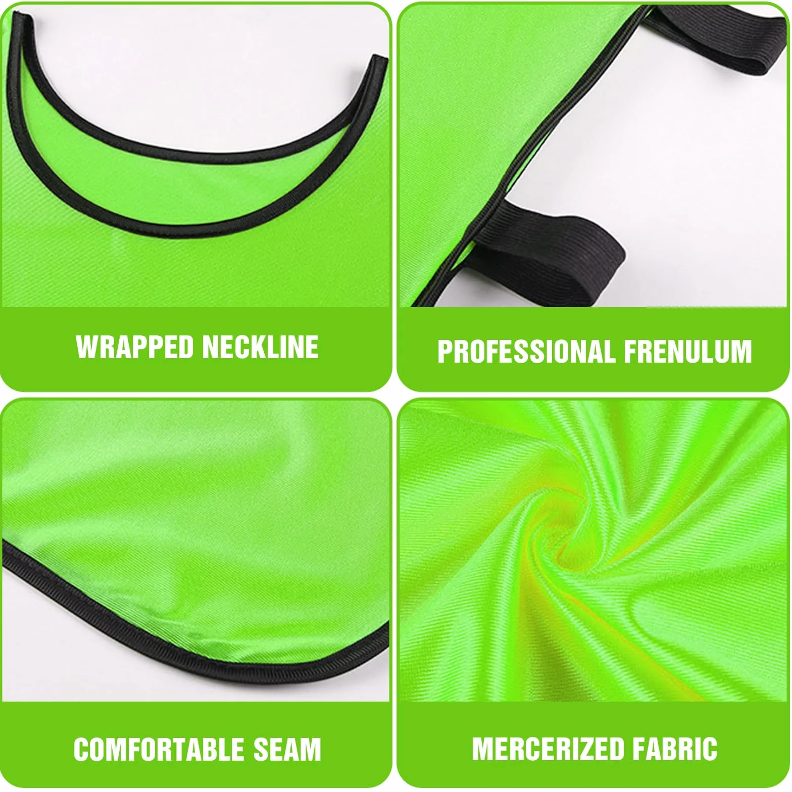 GOMETY Lot de 12 maillots de sport football unisexe 70 x 47 cm réglage hauteur 175-200 cm