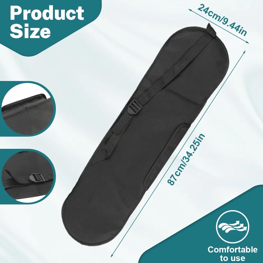 EIHI Sac de Planche à roulettes 87x24CM Housse de Protection Sac à Dos