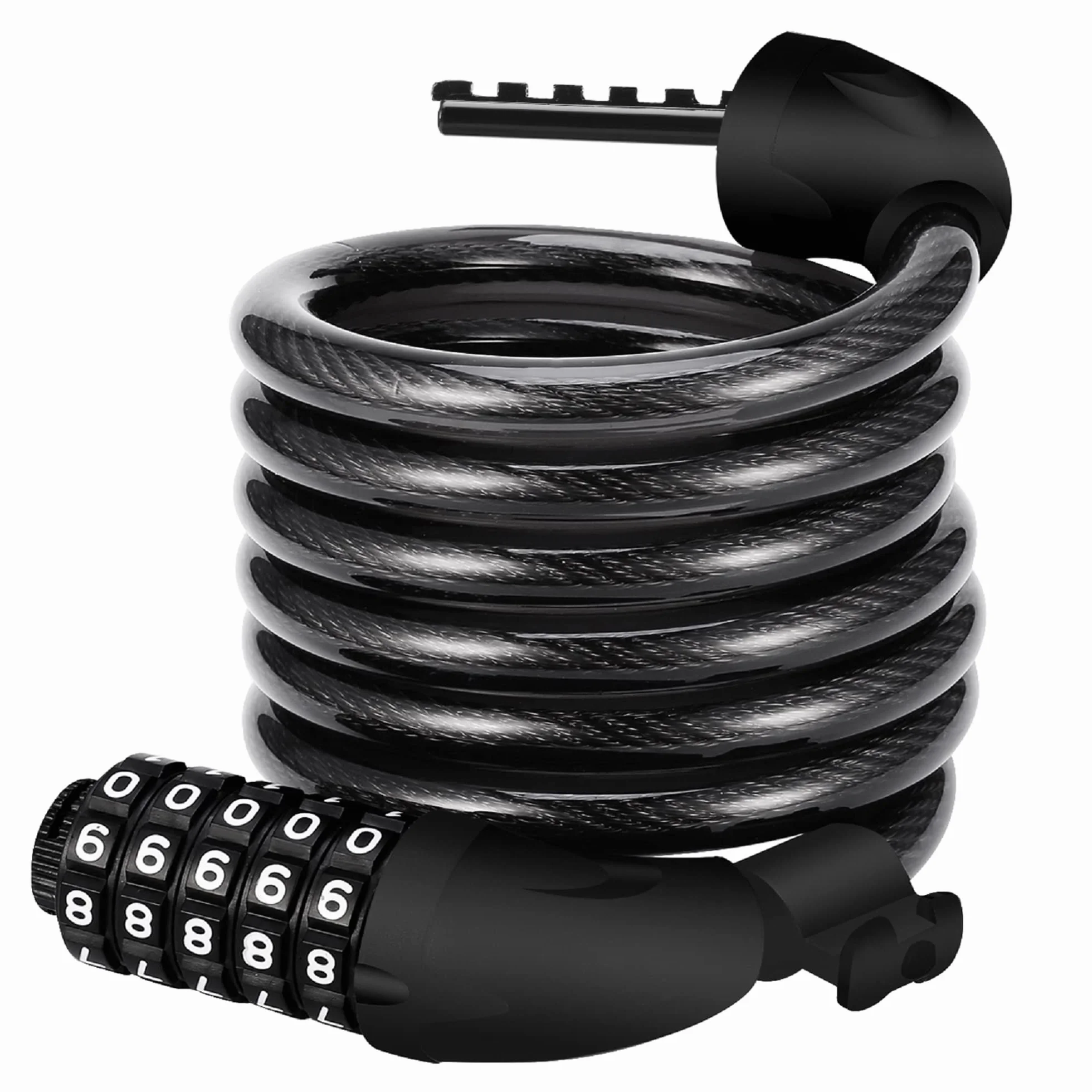 Antivol Velo REHKITTZ 120 cm 12 mm Code Numerique 5 Chiffres Support Vélo