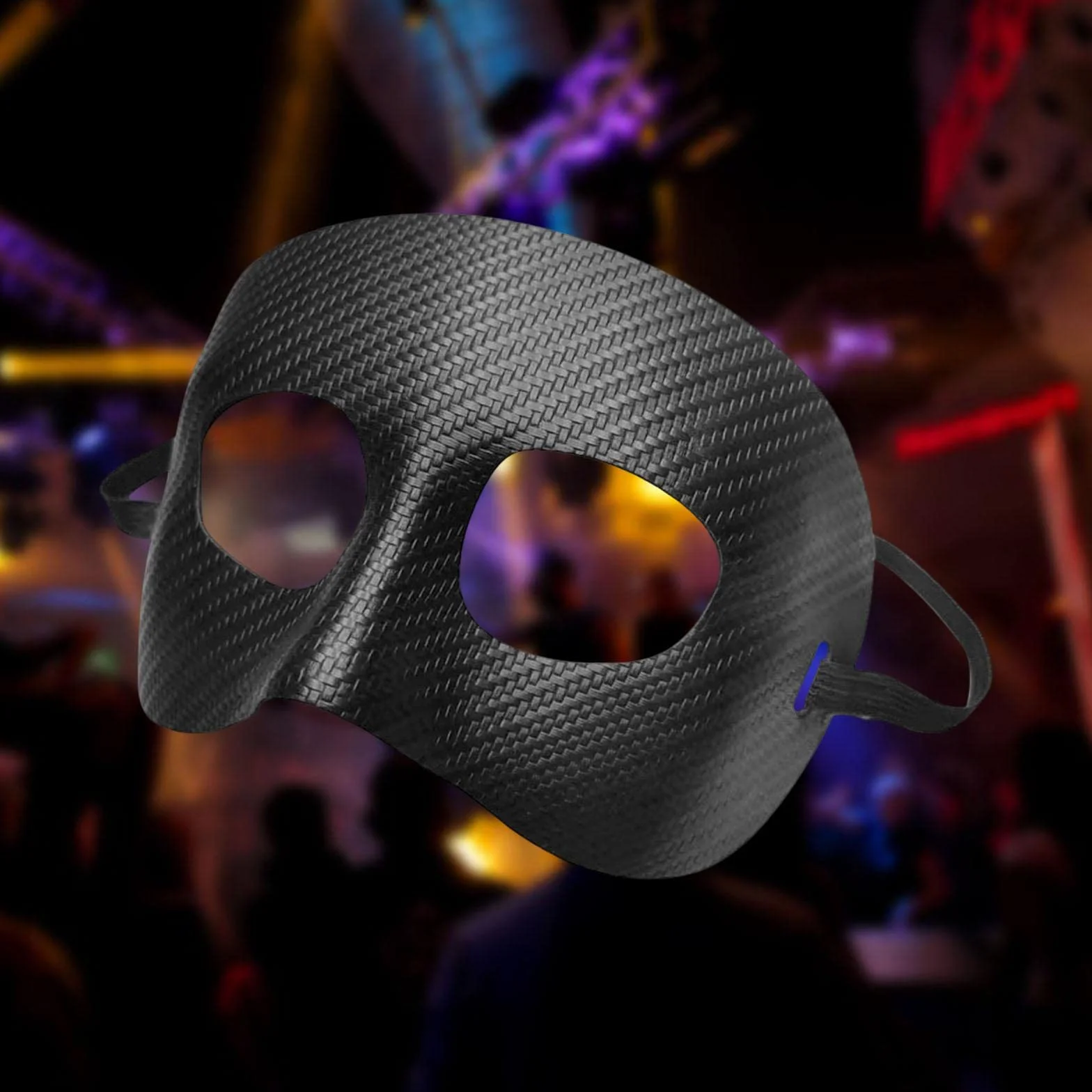 Demi-masque protecteur nez basket-ball football Noir