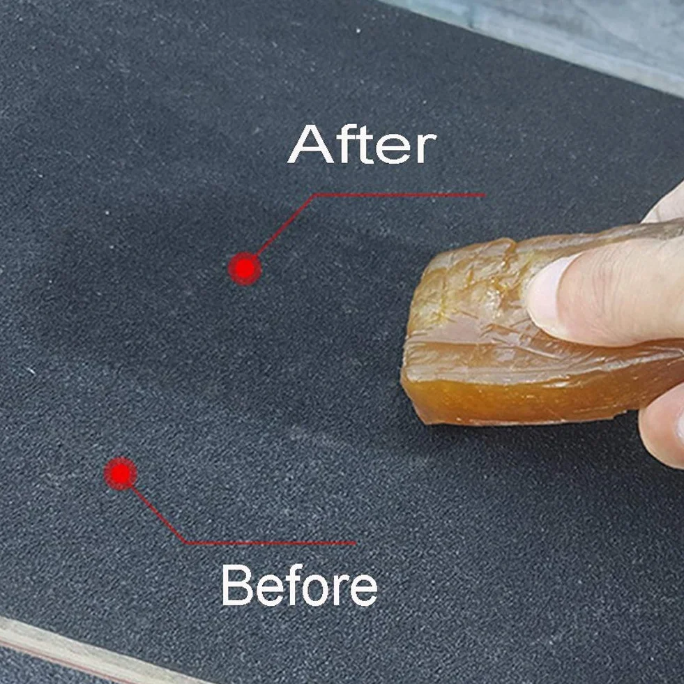 Gomme Nettoyage Bande Abrasive, Skateboard Grip Cleaner Bloc pour Griptape, Papier de Verre