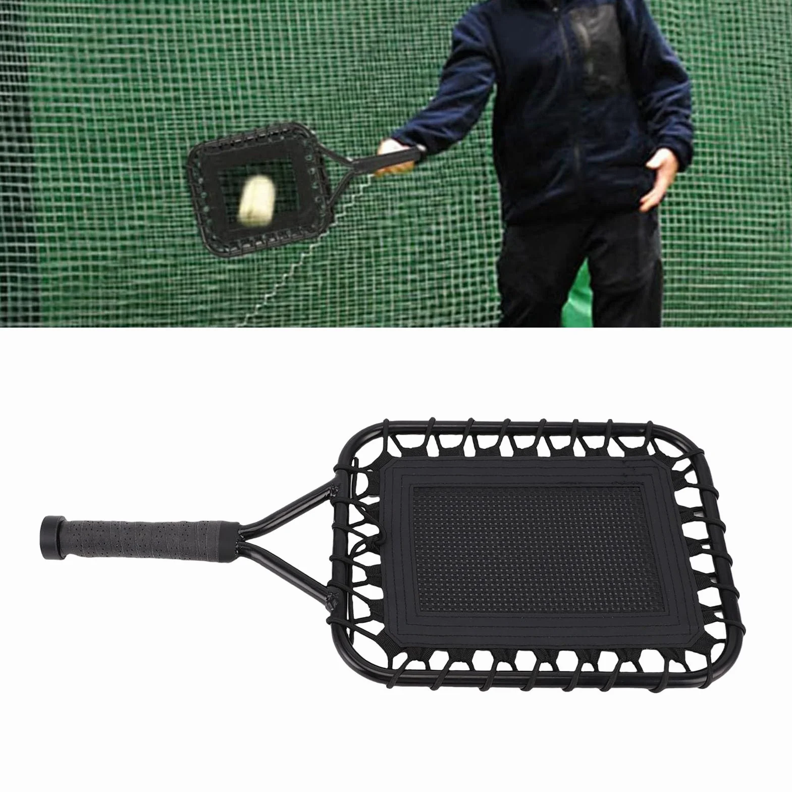 Batte de Baseball Fungo pour L'entraînement au Flyball, Raquette Légère et Antidérapante