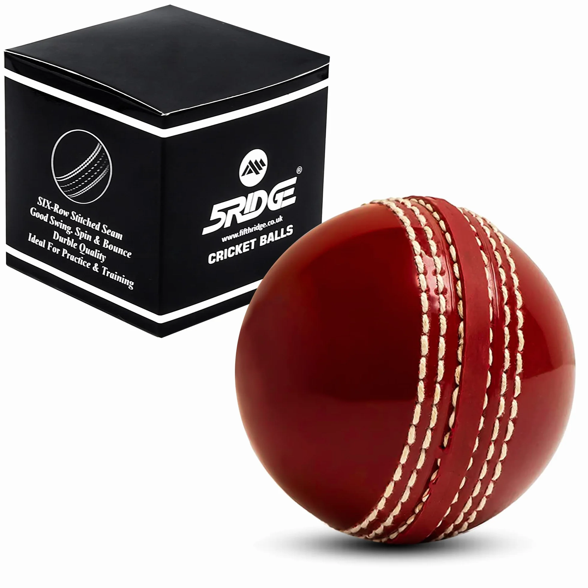 Balles de cricket en caoutchouc mousse souple avec coutures traditionnelles durables pour l'entraînement